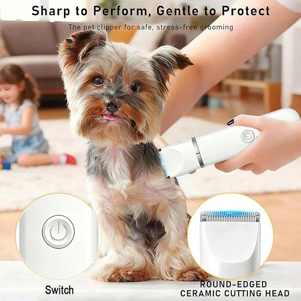 SHUYU Rechargeable Pet Grooming Clipper Kit