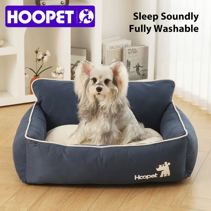HOOPET Dog Bed Four Seasons Universal Washable Large Dog Warm Sleeping Mat Golden Retriever Corgi French Bulldog Hair Resistant