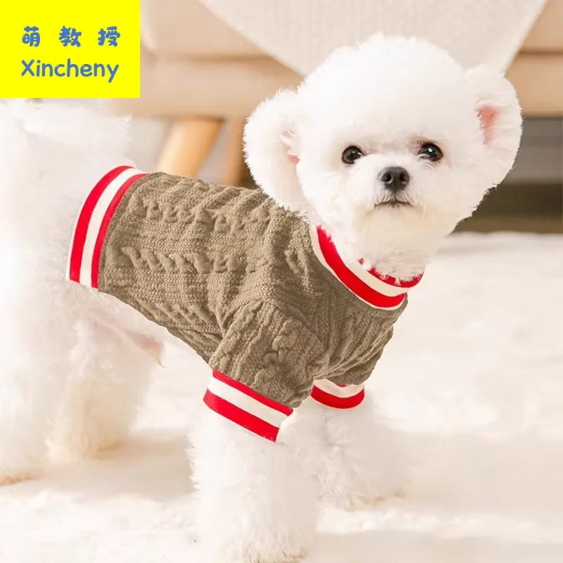 Cute Girl Dog Sweater Fleece Coat Spring Winter Soft Warm Cozy Breathable Puppy Cats Small Dogs Photo Prop Pet Clothes Hot New