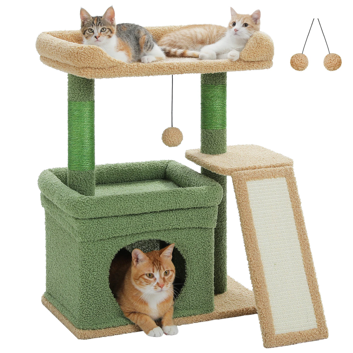 PAWZ Road Cat Tree With Sisal Scratching Post