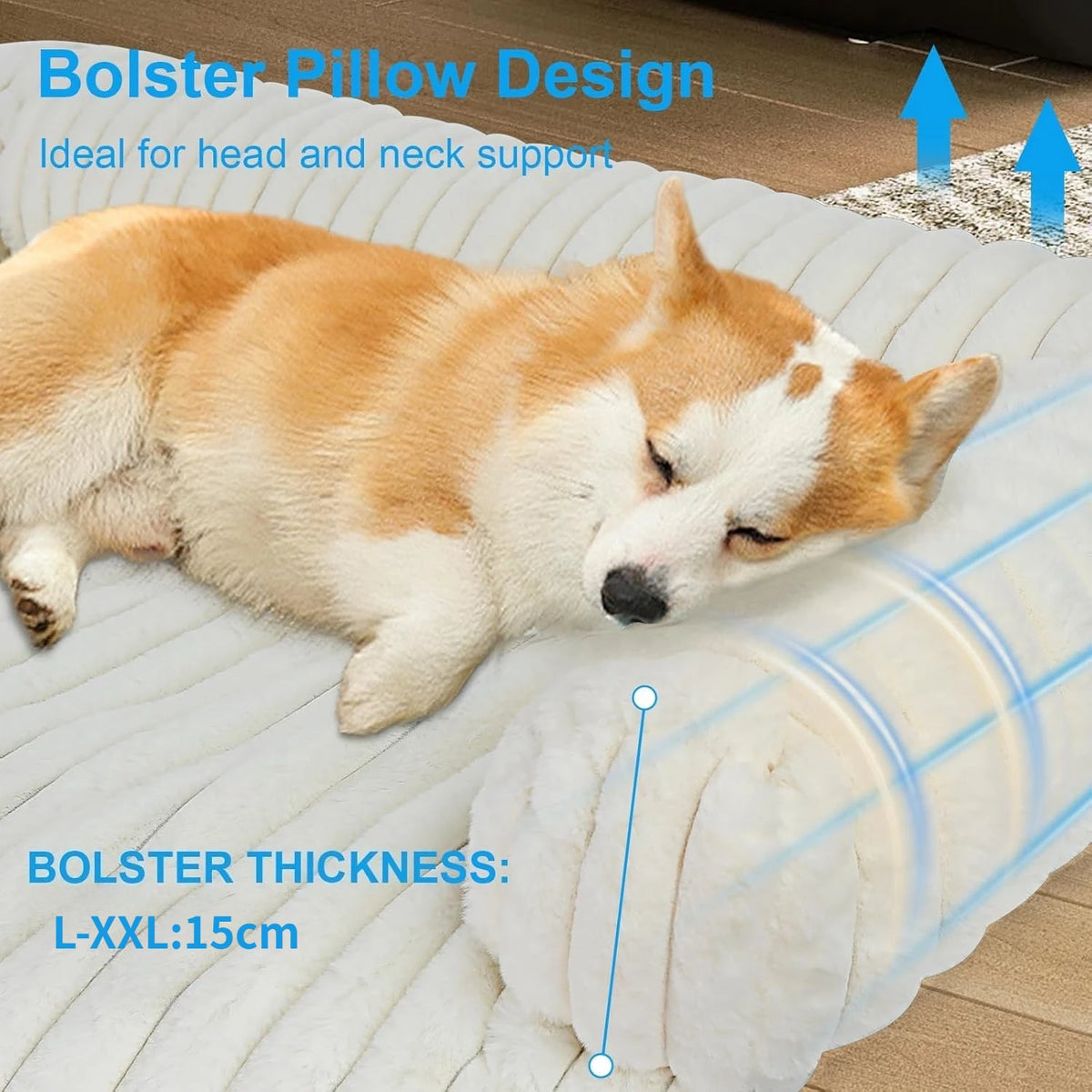 Cozy Plush Pet Sofa Bed for Dogs & Cats, Machine Washable Removable Cushion, Soft Warm Universal Kennel Nest.