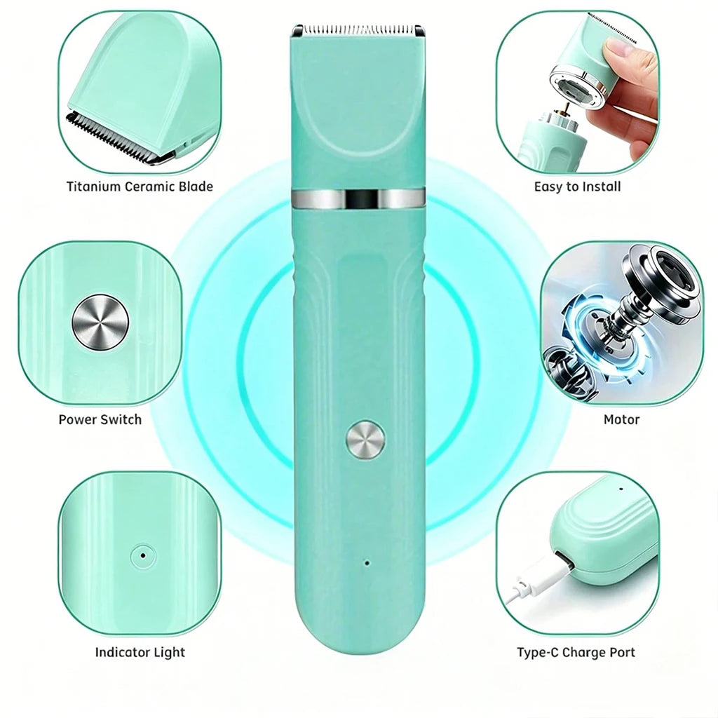 SHUYU Rechargeable Pet Grooming Clipper Kit