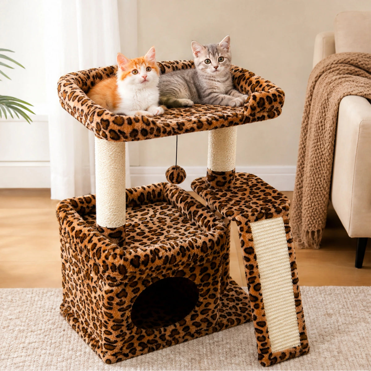 PAWZ Road Cat Tree With Sisal Scratching Post