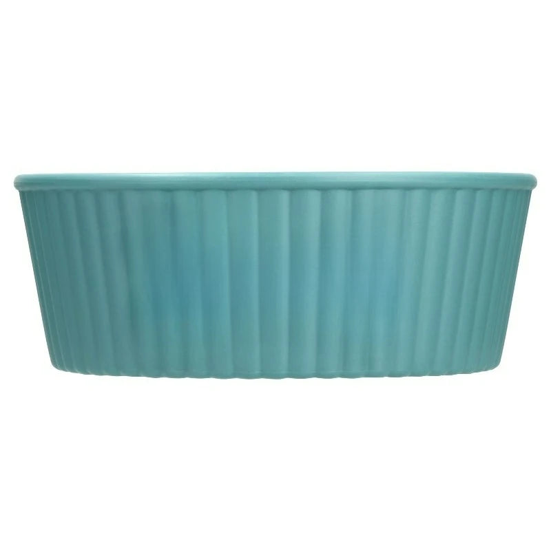 Embossed Woof Plastic Pet Feeding Bowl