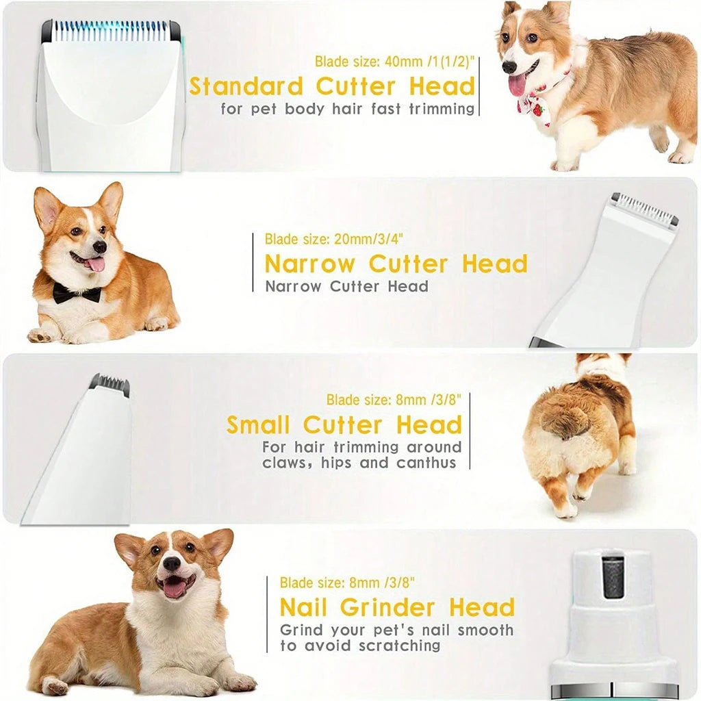 SHUYU Rechargeable Pet Grooming Clipper Kit