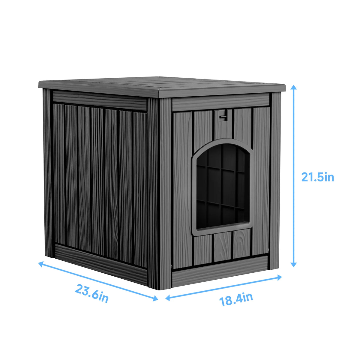 Resin Cat House End Table And Pet Kennel