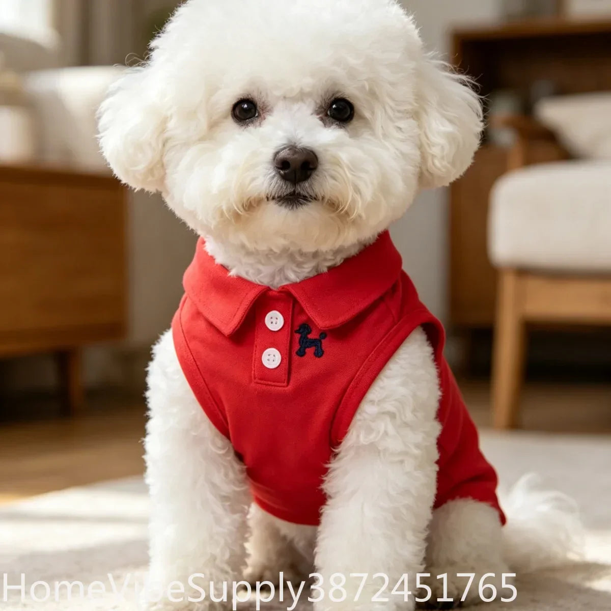 Breathable Pet Polo Shirt for Dogs and Cats