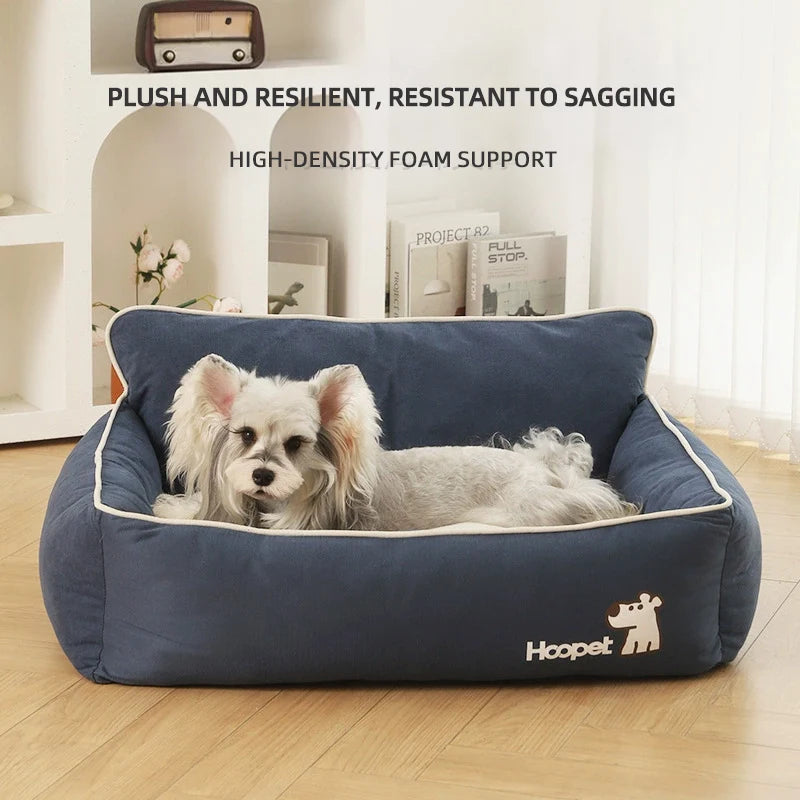 HOOPET Dog Bed Four Seasons Universal Washable Large Dog Warm Sleeping Mat Golden Retriever Corgi French Bulldog Hair Resistant