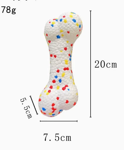 Bite Resistant Solid Dog Ball Toys for Small Large Dogs High Elasticity Pet Chew Ball Toy Non Squeak Interactive Puppy Toy