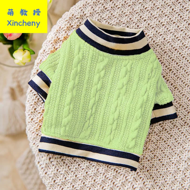 Cute Girl Dog Sweater Fleece Coat Spring Winter Soft Warm Cozy Breathable Puppy Cats Small Dogs Photo Prop Pet Clothes Hot New