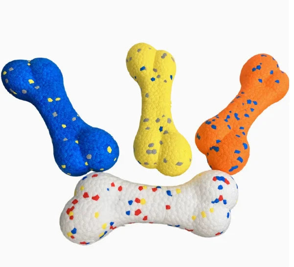 Bite Resistant Solid Dog Ball Toys for Small Large Dogs High Elasticity Pet Chew Ball Toy Non Squeak Interactive Puppy Toy