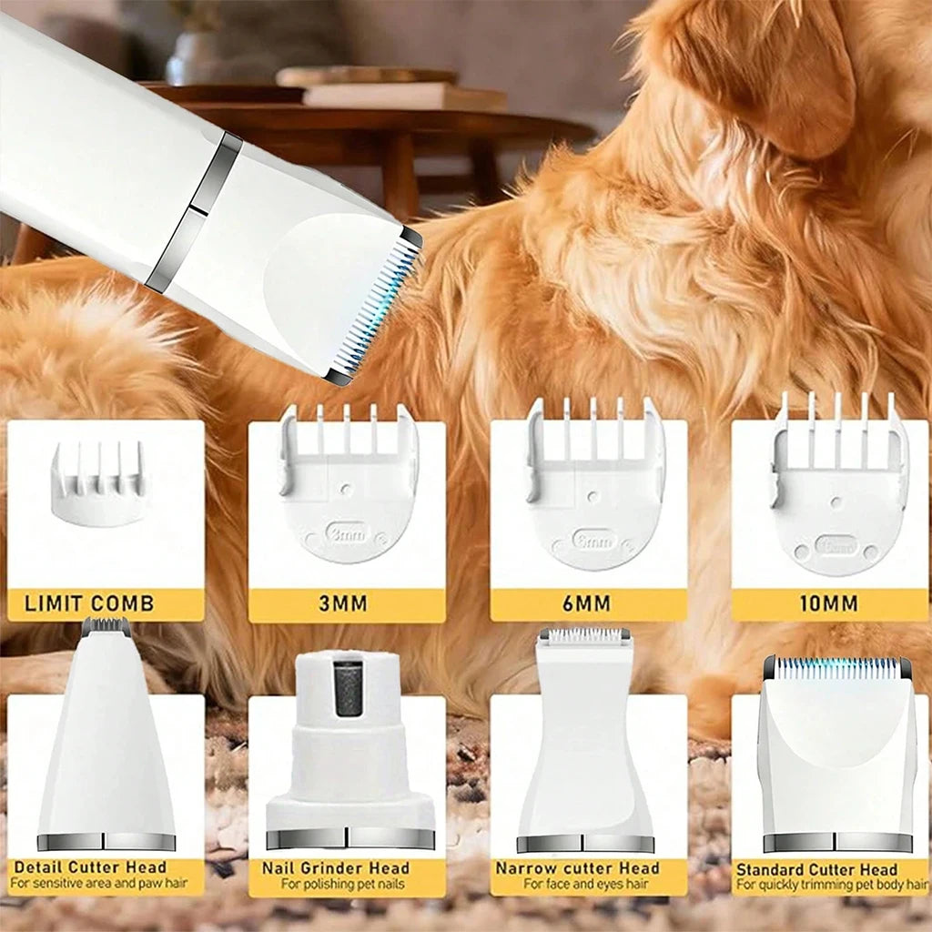 SHUYU Rechargeable Pet Grooming Clipper Kit