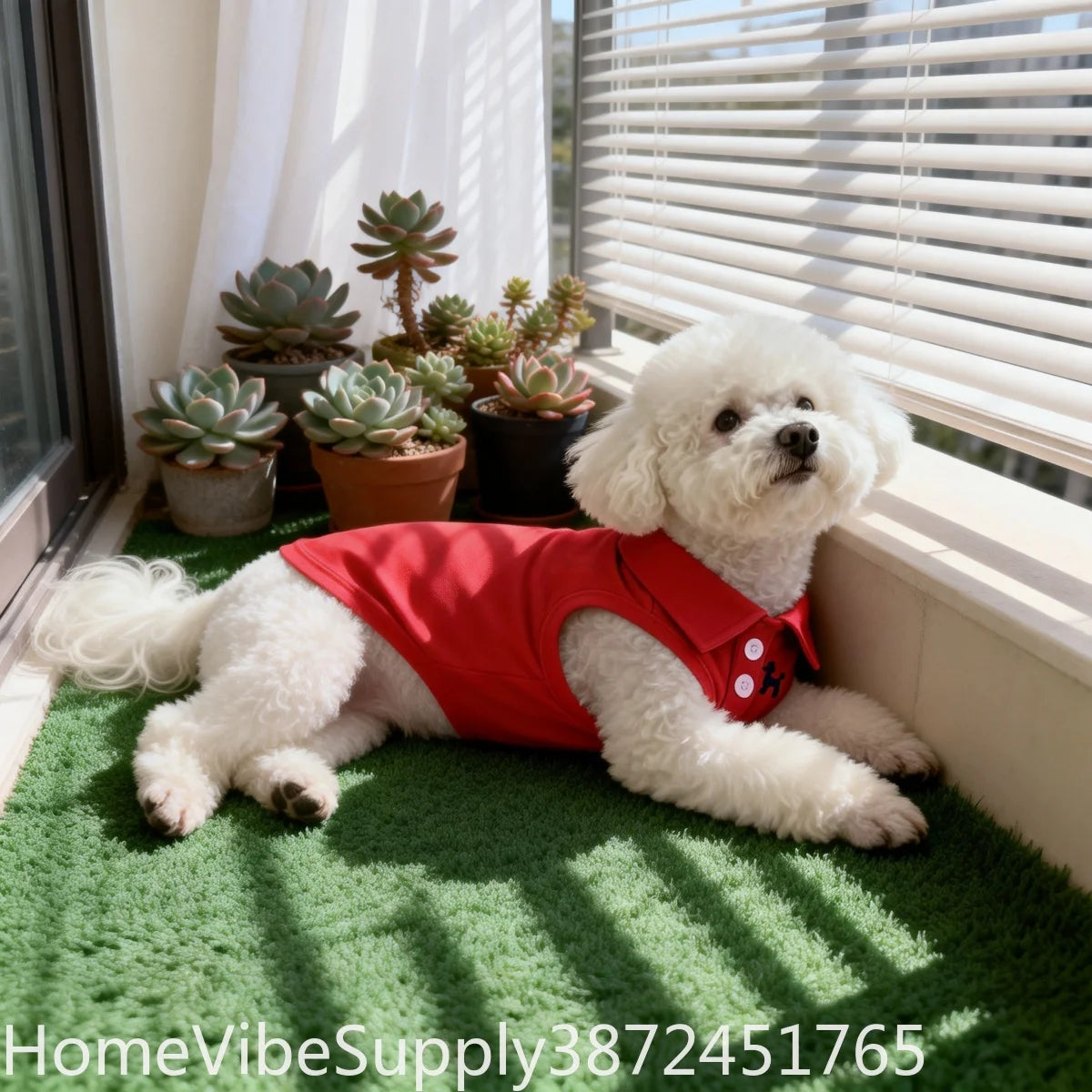 Breathable Pet Polo Shirt for Dogs and Cats
