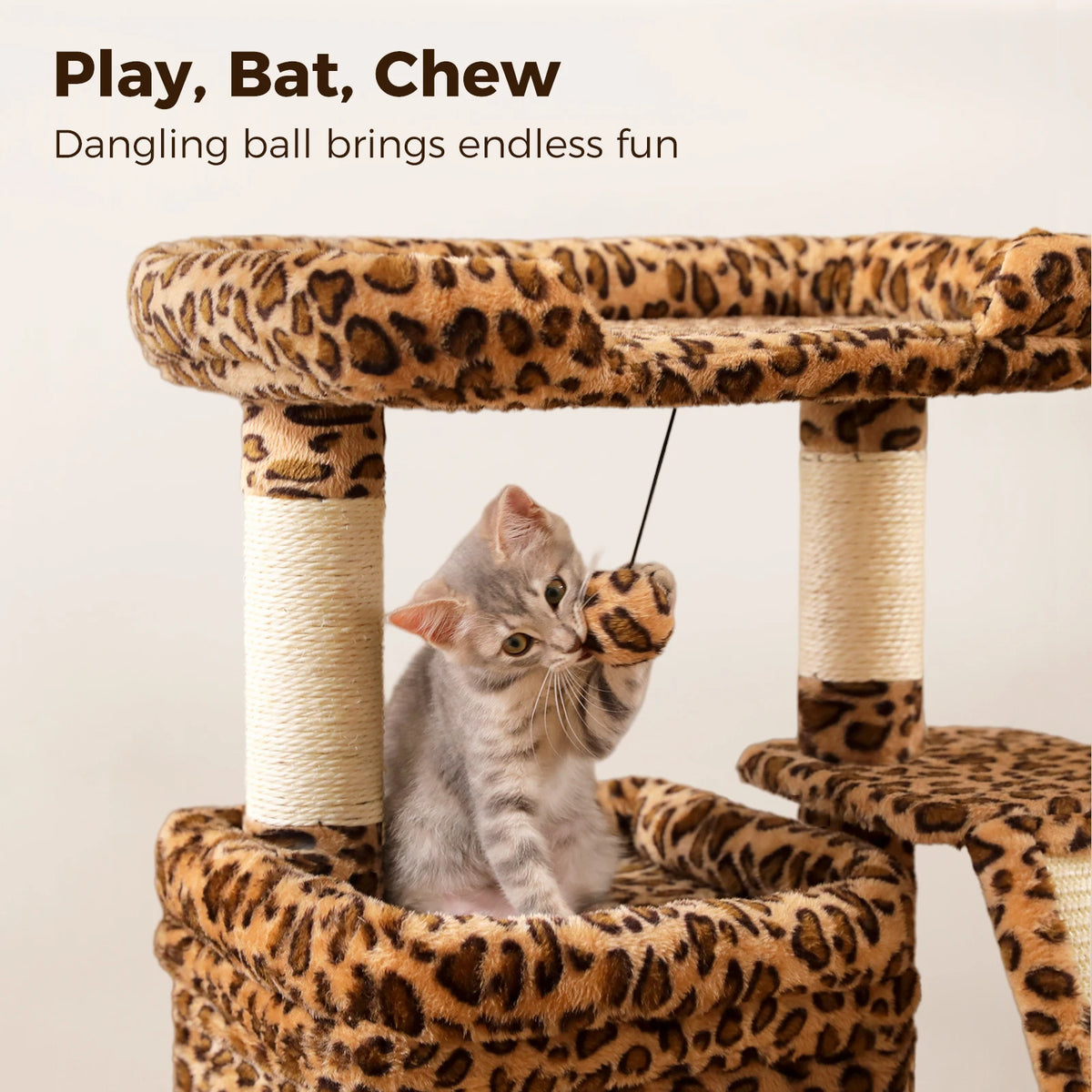 PAWZ Road Cat Tree With Sisal Scratching Post