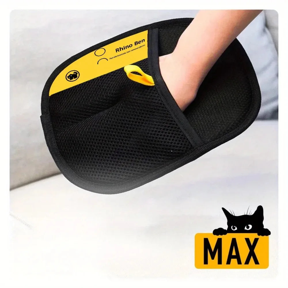 Pet Hair Removal Grooming Gloves for Cats and Dogs