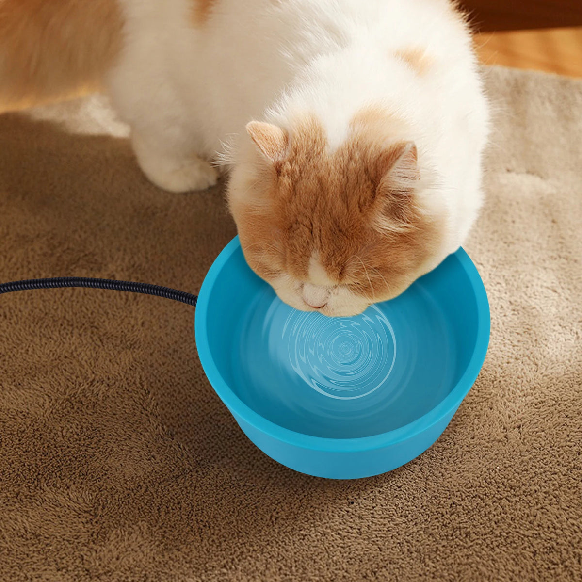 Heated Outdoor Pet Water Bowl For Winter Use