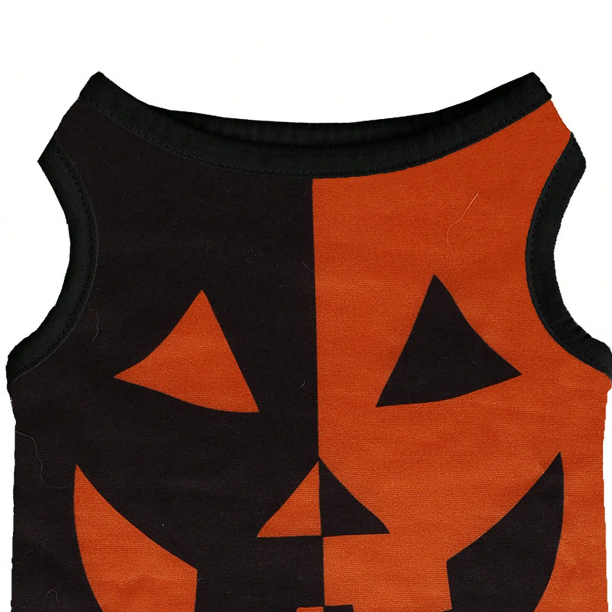 Funny Pumpkin Print Dog Costume Shirt for Holiday Parties
