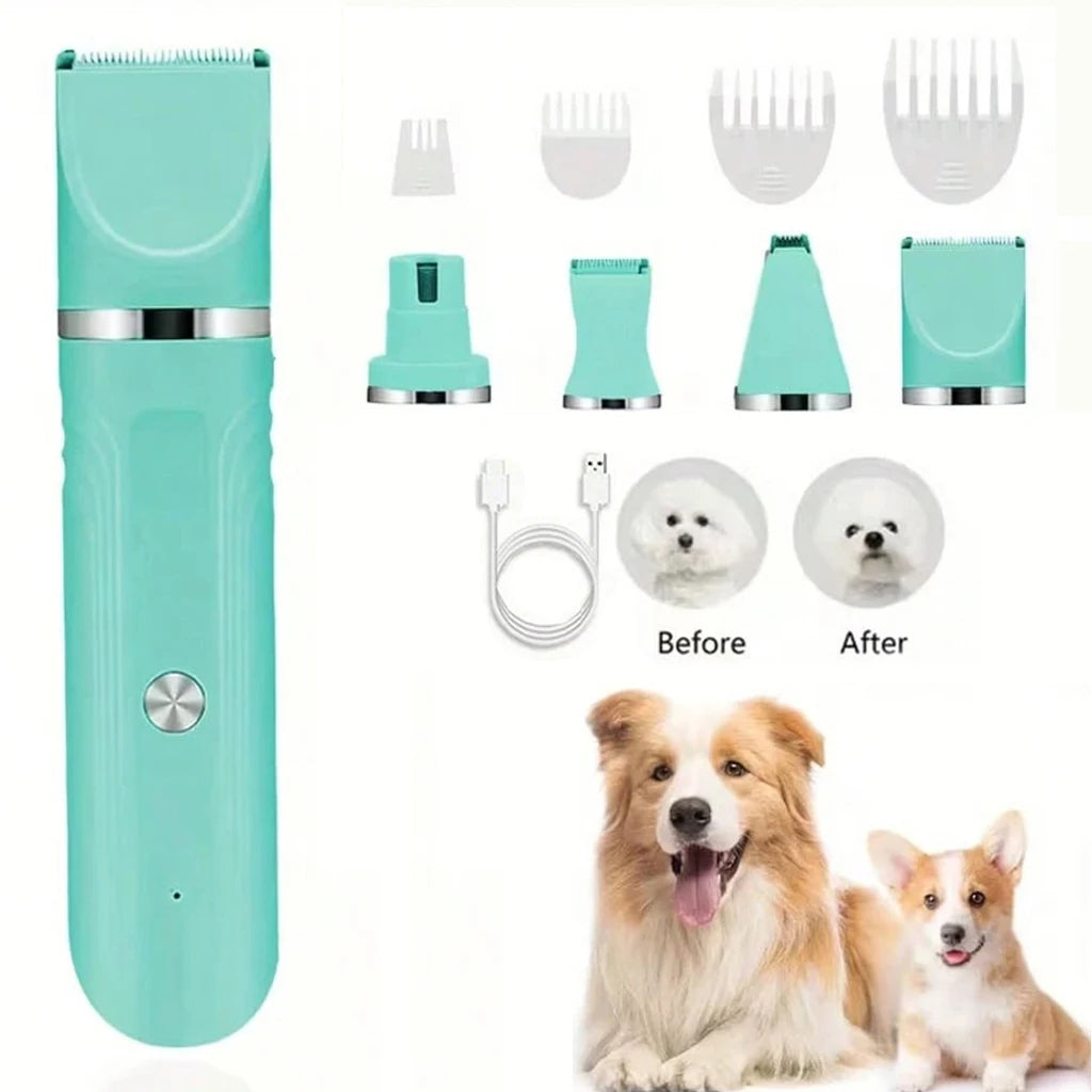 SHUYU Rechargeable Pet Grooming Clipper Kit